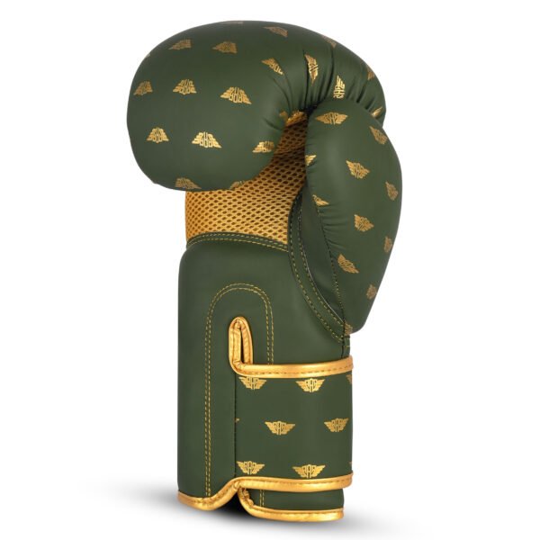 Buy Army Green Boxing Gloves with Pro-Level Protection & Ergonomic Comfort – Designed for Endurance, Built for Power. Free Shipping Included. - Image 3
