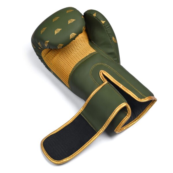 Buy Army Green Boxing Gloves with Pro-Level Protection & Ergonomic Comfort – Designed for Endurance, Built for Power. Free Shipping Included. - Image 4