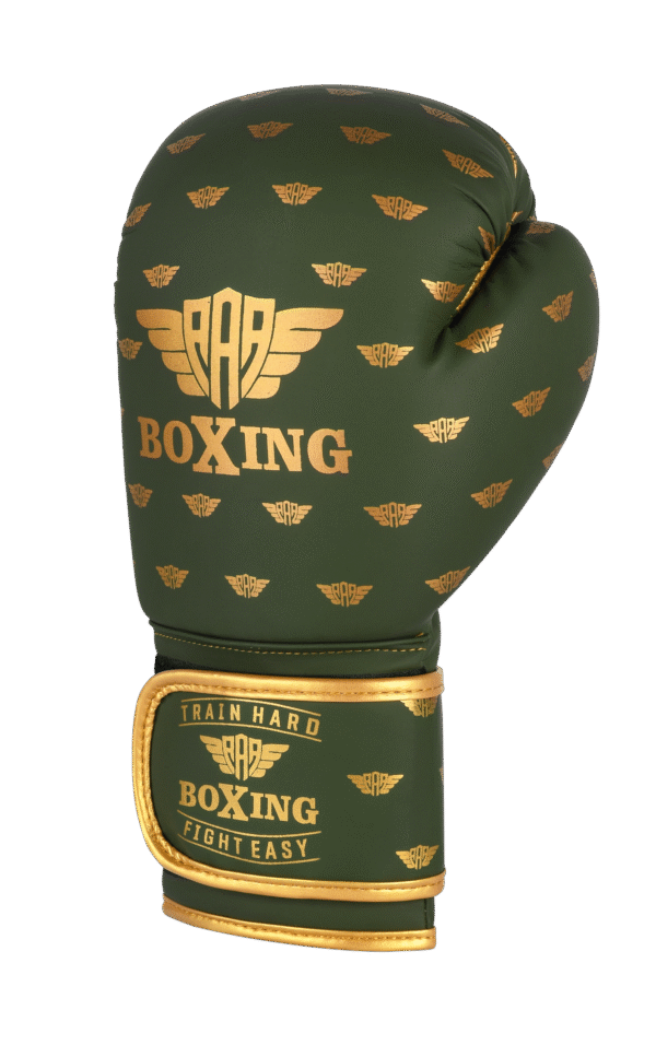 Buy Army Green Boxing Gloves with Pro-Level Protection & Ergonomic Comfort – Designed for Endurance, Built for Power. Free Shipping Included. - Image 2